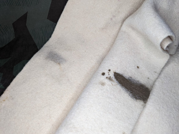 Original Pre War German Army Blanket 2 Red Stripe