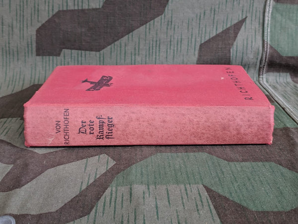 Red Baron Von Richthofen Der Rote Kampflieger 1933 Book (Forward by Göring) & Postcard