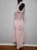 Pink and White Striped Dress (as-is) <br> (B-37" W-27.5" H-37")