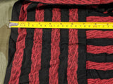Red and Black Striped Dirndl <br> (B-37" W-27" H-42")
