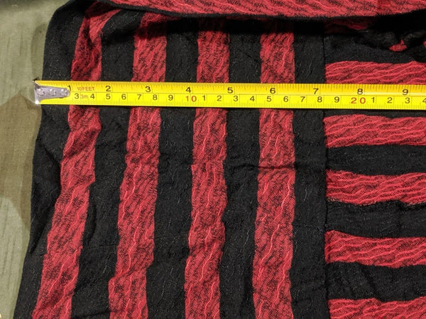 Red and Black Striped Dirndl <br> (B-37" W-27" H-42")