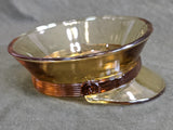 Glass Army Hat Candy Dish