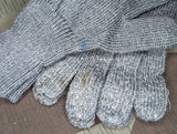 Gray Wool Gloves Economy German Reenactment Gloves