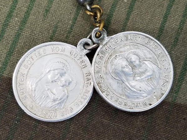 German Virgin Mary Religious Charm Rosary