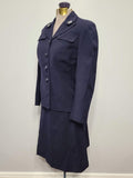 Navy WAVES Uniform and Overcoat with Liner (Named) <br> (B-34" W-24" H-35")