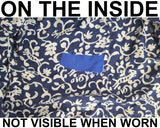 Blue and White Animal Novelty Print Dress <br> (B-47" W-37" H-44")