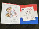 WWII US Patriotic Birthday Card for Wife