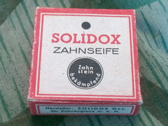 WWII German Solidox Tooth Soap
