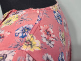 Pink Flower Long Sleeve Dress <br> (B-38" W-33" H-44")