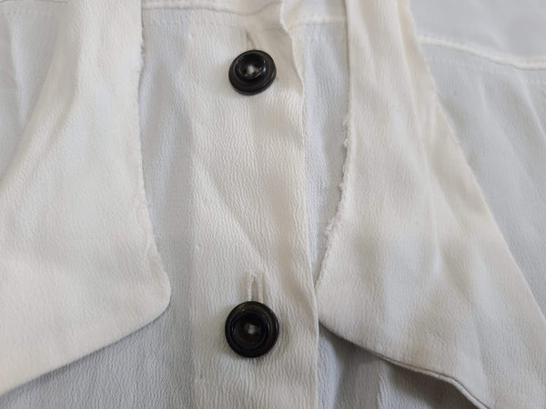 White Blouse and Black Skirt Outfit <br> (B-36" W-28" H-36")