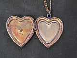 Signal Corps Heart Locket Necklace