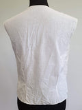 White Sleeveless Eyelet Blouse from Germany <br> (B-37" W-34.5")