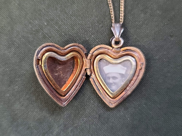 Ordnance Bomb Sweetheart Locket Necklace
