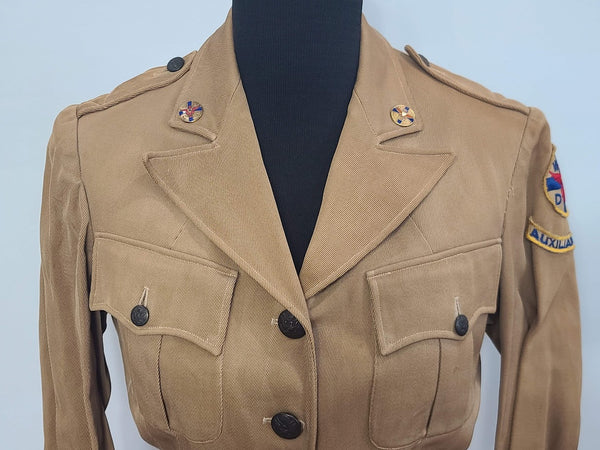 Women's Ambulance and Defense Corps of America (WADCA) Jacket with Insignia<br> (B-38" W-31.5")