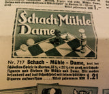 Dame Mühle Game Set (Checkers / Nine Men's Morris)