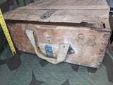 Wood 8mm Ammo Crate with 5 Cardboard Sleeves