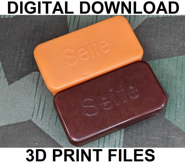 DIGITAL DOWNLOAD German Seife Soap Container .STL Files