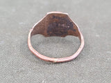 WWI Blue Star In Service Sweetheart Ring 1917