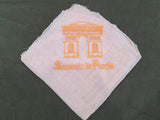 Souvenir de Paris Arc de Triomphe Hankie
