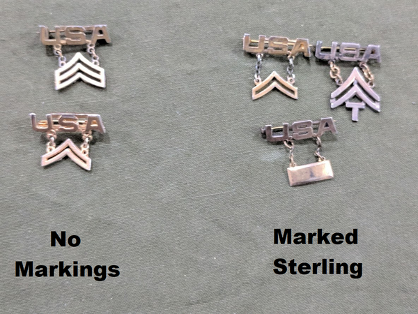 US Army Rank Sweetheart Pins