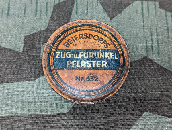 Small Round Bandage Tin Beiersdorf