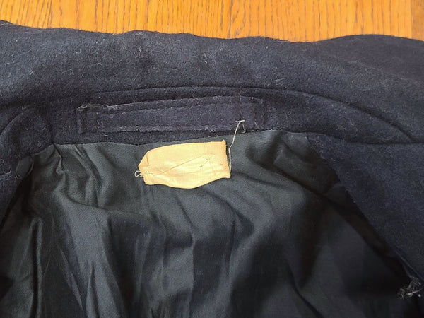 British Women's Civil Defense ARP or NFS Greatcoat 1943 <br> (34" bust)
