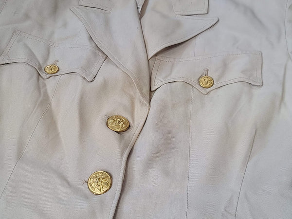 Army Nurse Beige Jacket (as-is) <br> (B-34" W-29")