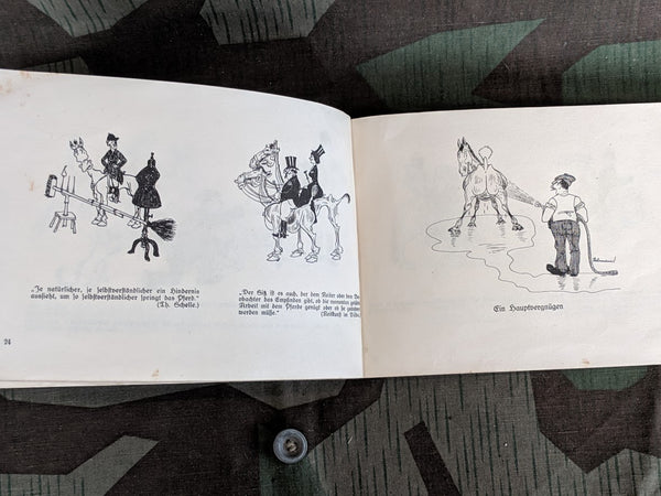 Der Neue Hafermotor Horse Cartoons 1938 Book