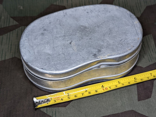 Slightly Dented Aluminum Bread Container