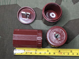 Reproduction Red Bakelite Pencil Sharpener