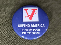 Repro Defend America Pinback Button