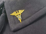 Blue Army Nurse Cape with Insignia