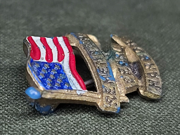 Remember Pearl Harbor US Flag Pin (as-is)