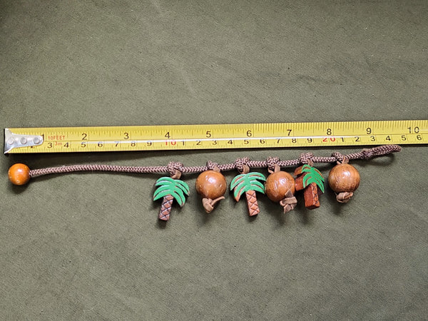 Vintage Wooden Palm Tree Bracelet
