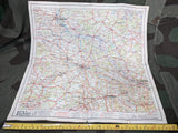 Shell Original Map of Saxony Sachsen and Mitteldeutschland