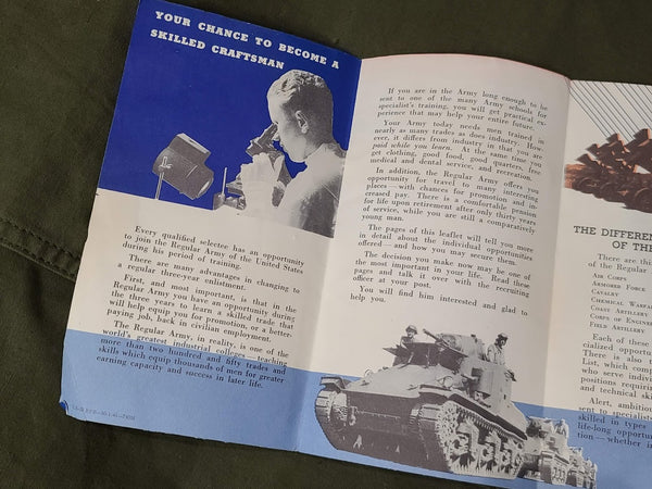 US Army Recruiting Pamphlet October 1941