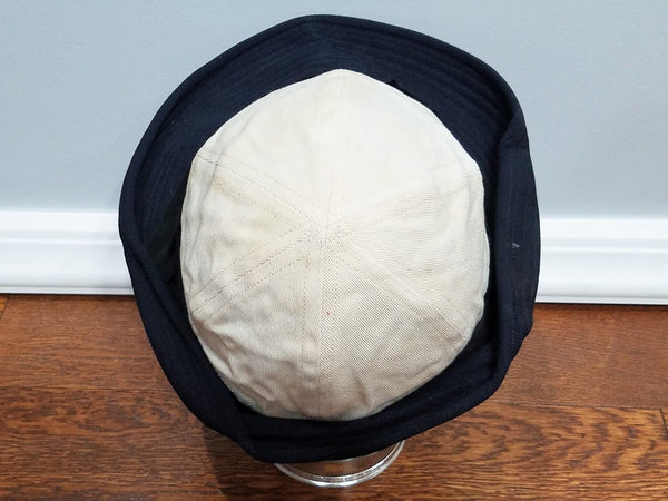 Navy WAVES Service Hat Seersucker, Blue & White Covers (Size 23)