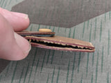 Small Leather Pouch Hygiene Set