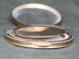US Army Sweetheart Gold Glitter Compact