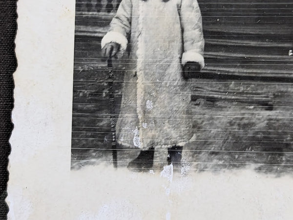 Original Photo German with Winter Coat and Wolchow Stock