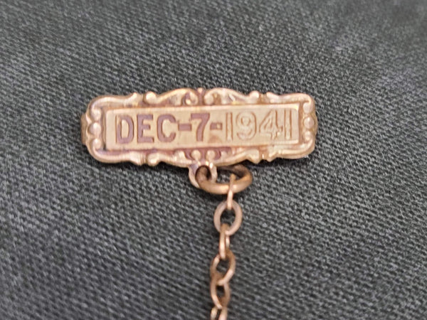 Remember Pearl Harbor Chain Pin