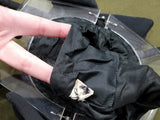 Black Purse with Clear Lucite Clasp