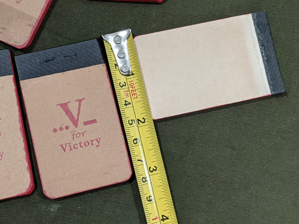 V for Victory Tiny Notebook