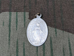Miraculous Virgin Mary Medal Charm Aluminum