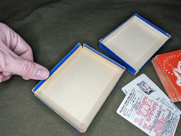 Army & Navy Playing Cards WWII