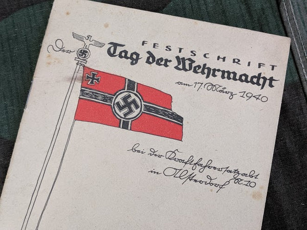 Tag der Wehrmacht March 1940 Program