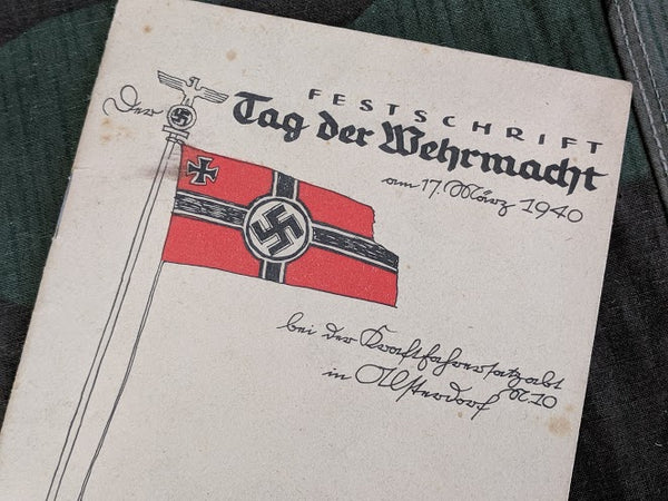 Tag der Wehrmacht March 1940 Program