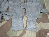 Gray Wool Gloves Economy German Reenactment Gloves