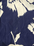 Navy Blue with White Flowers Dress (as-is) <br> (B-39" W-29" H-41")