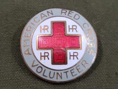 Red Cross HR (Hospital & Recreation) Volunteer Pin